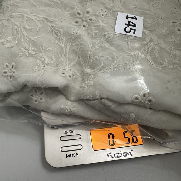 Johnny Was Embroidered Blouse Top Womens Small Beige Boxy Boho Cottagecore - Picture 14 of 14